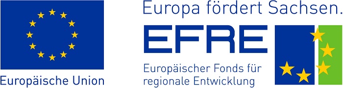 Europa fördert Sachsen – kofinanziert von der Europäischen Union (EFRE) und dem Freistaat Sachsen